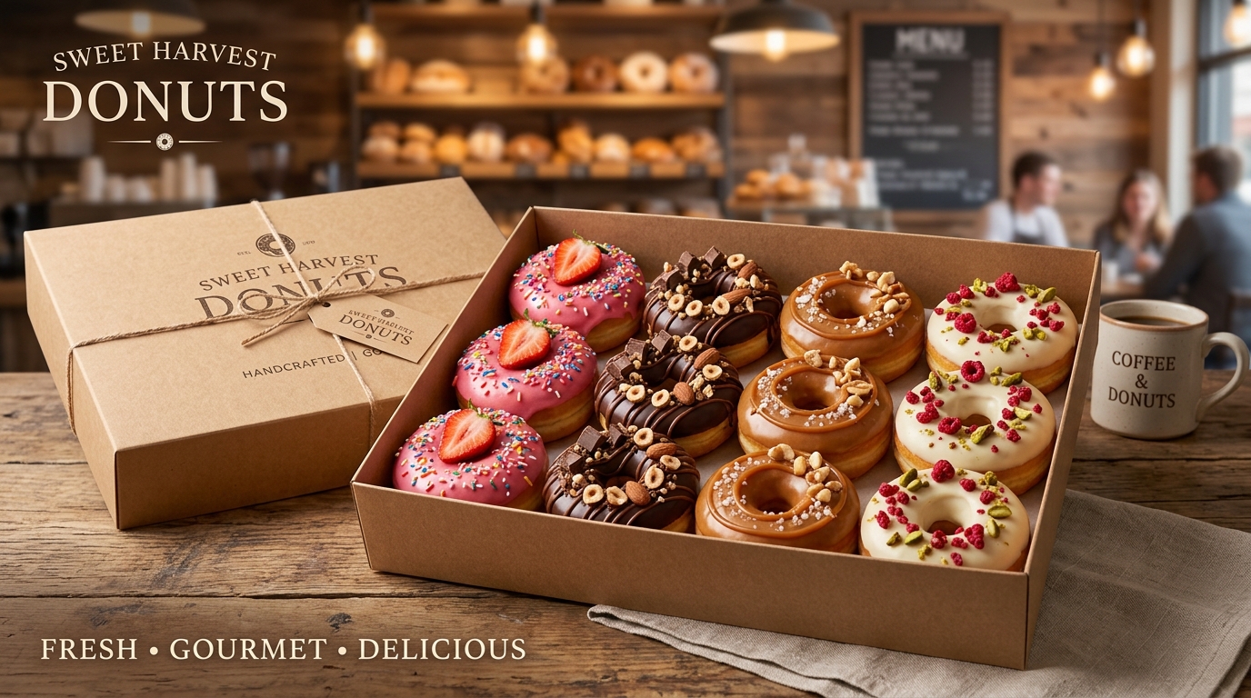 Sweet Donut Box Banner
